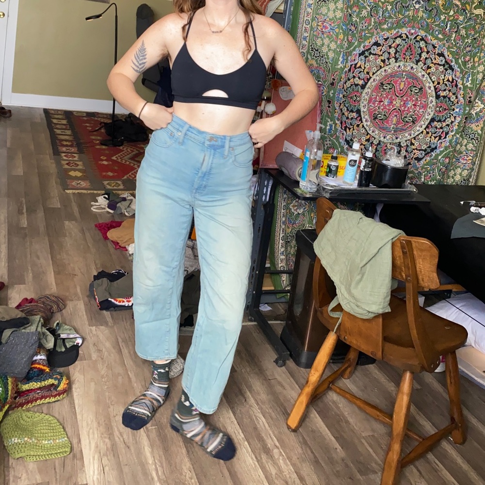 Madewell wide leg jeans